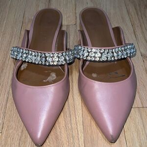 Kurt Geiger London Princely Crystal Embellished Mule Size 39